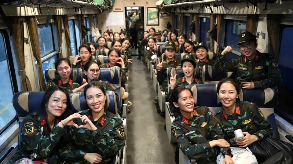 An emotional farewell as soldiers depart for sacred mission in Hanoi